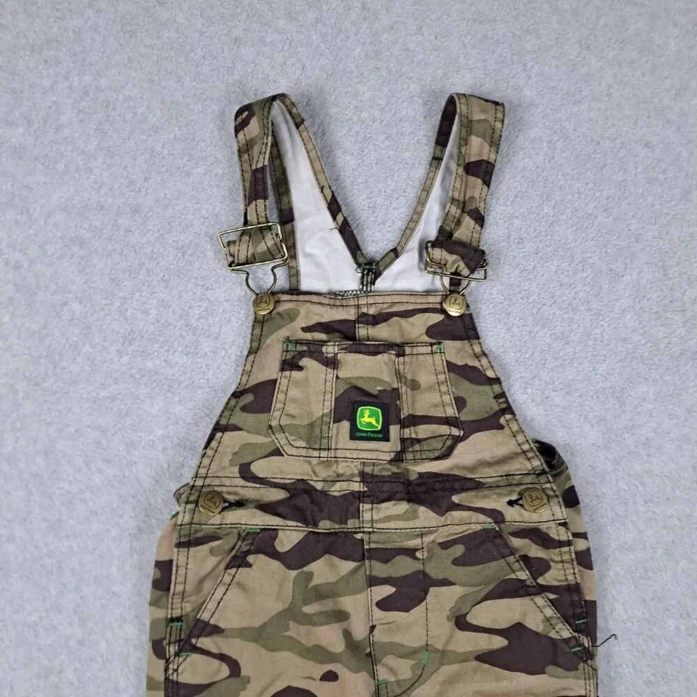 John Deere Overalls Camo Toddler Size 2T
